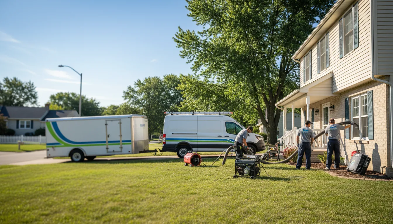 Flooded Basement Restoration And Cleanup With Repair in Vandervoort, AR near me